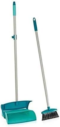 Leifheit Long Handled Dust Pan Set - Closed Dust Pan, No Bend Sweeping, Pan closes when Lifted, Split Bristle Ends Collect Fine Dust - Image 5
