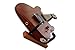 Angled Guitar Wall Hanger Display for Electric and Thin Body Guitars - Black Finish