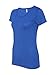 Bella 8413 Womens Triblend Short Sleeve Tee - True Royal Triblend44; Large
