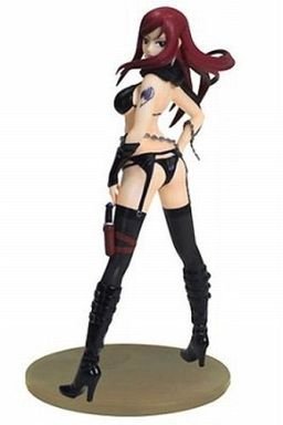 Fairy Tail Figure ( Manga Anime ) Everybody Happy A Prize Erza Scarlet PVC FigureTaito Kuji (Separate) by Taito