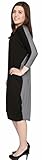 Baby'O Women's 2 Tone Coming and Going Comfy Cover-Up Midi Dress