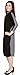 Baby'O Women's 2 Tone Coming and Going Comfy Cover-Up Midi Dress