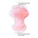 Top Plaza Gua Sha Facial Scraping Massage Tool Hand Made Natural Rose Quartz Guasha Board SPA Acupuncture Therapy Massage Stones-Set of 3