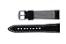 Hadley-Roma Men's MSM894RA-200 20-mm Black Genuine Leather Watch Strap