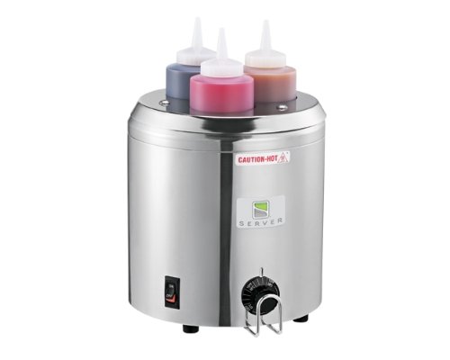 Server Products 86810 Signature Touch S/S 3-Bottle Squeeze Bottle Warmer