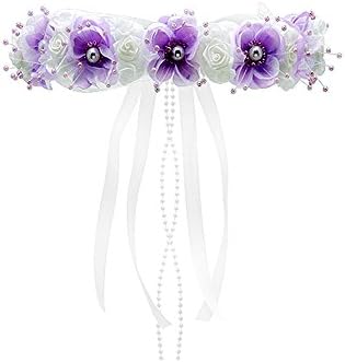 WonderfulDress Two Tone Color Floral Crown for Flower Girl