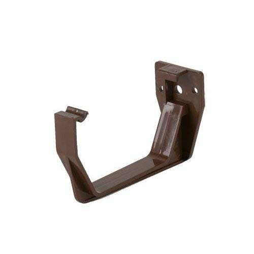 Pack of 3 x Brett Martin Multi-fix Fascia Brackets for 114mm Squarestyle Gutter System Brown BR053BR