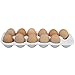 Elizabeth Karmel's 12.75-inch Porcelain Egg Crate, 12-Egg Capacity