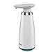 SVAVO Automatic Soap Dispenser Touchless, 12oz / 350ml Battery Operated Soap Dispensers with Adjustable Soap Volume Infrared Sensor Countertop Auto Soap Container for Home School Kitchen, White