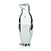Viski Penguin Cocktail Shaker with Strainer, Stainless Steel Shaker Bottle, Bar Essentials, Home Bartender Shaker and Strainer Set, 17 oz.