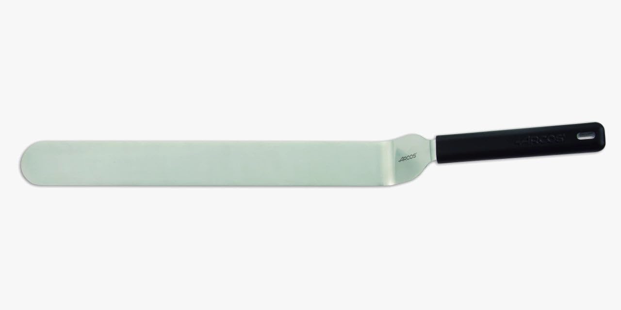 Arcos Professional Gadgets - Spatula - Stainless Steel 10" - Handle Polypropylene Black Color