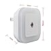 SOAIY Soft Brightness Plug In LED Night Light with Smart Dusk To Dawn On / Off Sensor, Offset Prongs, for Kids Room, Hallway, Bathroom, Stairs, White (5800K), Pack of 8