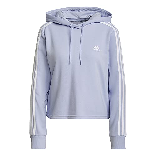 adidas Women's Essentials 3-Stripes Cropped Hoodie - Choose SZ/color | eBay