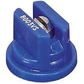 TeeJet Flat Spray Tip Blue 80&deg; Polymer w/SS Insert 0.3 GPM @ 40 PSI TP8003VS