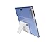 iShoppingdeals - Blue Gel TPU Cover Case and Multi-Angle View Tablet Stand Holder for Sony Xperia Tablet S (SGPT121US/SGPT122US/SGPT123US)