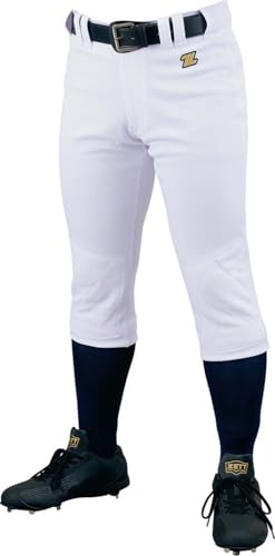 ゼット(ZETT) 少年野球 ユニフォームパンツ メカパン 少年用ユニフォームレギュラー丈パンツ ヒザ2重補強 ホワイト(1100) 150 BU2282P