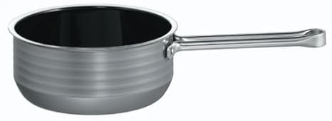 Silit Vision Stielkasserolle ohne Deckel Ø 16 cm, Silargan Funktionskeramik, Schüttrand, induktionsgeeignet, spülmaschinengee