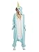 Blue Narwhal Kigurumi Costume Onesie (One Size Fits All)