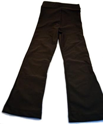 Katrina Ktrna Kids Activewear Girls size 6 in Chocolate Brown Dancewear Tina Pant, Made in the USA
