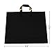 Retail Shopping Bags for Boutique - Large 14x18 Black Gift Bags with Handles Extra Thick Reusable Plastic Grocery Bags, 50pcs Bulk