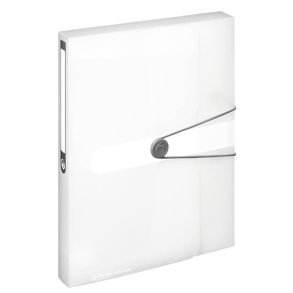Herlitz Easy Orga to Go Archive Box Polypropylene A4 Pastel Transparent