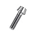 M6X16/20 Titanium Bolts Screws, 6pcs MTB Road Mountain Bike Bicycle Stem Bolt Screws Titanium Tapered Head Bolt Screw with Washer (M6X16mm-Silver)thumb 4