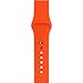 Sunfeiorts Silicone Bracelet Strap Band For Apple Watch 38mm 42mm (Orange, 38mm)