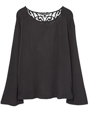 Mango Women's Guipure Panel T-Shirt