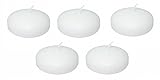 D'light Online Large 3 Inch Bulk Event Pack Floating Candles for Weddings, Spa, Home Decor, Special Occasions and Holiday Decorations - Set of 36 (White)