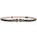 MoYoTo Women's Stylish Bowknot Buckle Thin Patent Leather Waist Belt For Dress