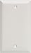 GE 40021 Single Blank Wall Plate, White