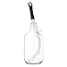 True Decanter and Growler Brush Multipurpose Glassware Cleaner, No-Scratch High-Tensile Foam Reusable Cleaning Accessory with Ergonomic Handle, White