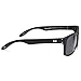 Gamma Ray Stealth Polarized UV400 Flat Black Updated Square Wayfarer Sunglasses in Shatterproof Nylon Frame