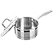 Duxtop Professional Stainless Steel Sauce Pan with Lid, Kitchen Cookware, Induction Pot with Impact-bonded Base Technology, 1.6 Quart primary