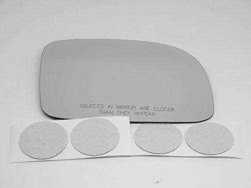 Fits 07-12 Santa Fe Heated Passenger Side Mirror Glass Lens with Adhesive, USA