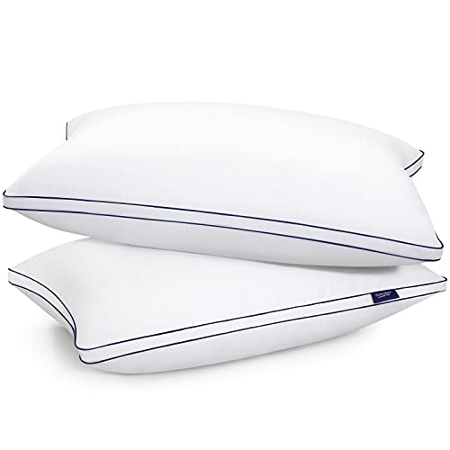 viewstar Soft Dark Blue 2 Pack King Size Pillows for Side and Back