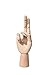 Female Mannequin Hand 12 Inches– Art Sectioned Posable Mannequin Hand - Wooden Opposable Manikin Hand Figure - Perfect for Arts Drawing, Sketching, Painting, and More - Right Hand
