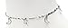Tapp Collections Anklet Bracelet Fashion Jewelry - Silver Tone Moons Stars