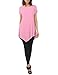 TWINTH Plus Size Various Hem Tunic Top Short Sleeve Loose Fit