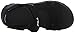 Fila Men's Transition Athletic Sandal, Black/Metallic Silver, 10 M US