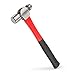 TEKTON 30403 Jacketed Fiberglass Ball Pein Hammer, 16-Ounce primary