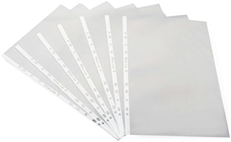 AmazingHind FS size Transparent Protector Leaf For Certificates, Documents And Other Important Papers.Compatible With All Kinds Of Filling System, Protects From Dust And Scratch (Size: FS, Pack Of 75)