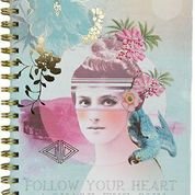Papaya Follow Your Heart and Chase the Sun Journal Notebook