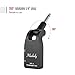 Muslady Guitar System Transmitter & Receiver 2.4G Wireless Built-in Rechargeable Lithium Battery 30M Transmission Range for Electric Guitar Bass (Black)