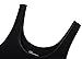 SATINATO Women's Slim Fit Stretchy Scoop Neckline Cami Fashion Skinny Tank Tops Black