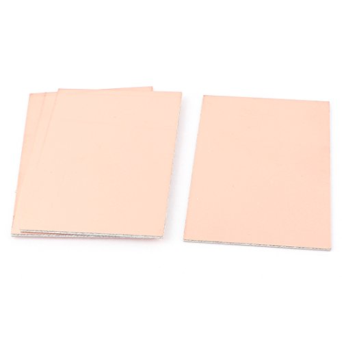 uxcell a15091800ux0037 FR4 Copper Clad Laminate PCB Printed Circuit Board 100x70x1.5 mm 4 Piece