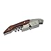 YIMI Hippocampus Type Multifunctional Corkscrew stainless steel&solid wood wine Bottle Opener and Foil Cutter, the Favoured Choice of Sommeliers, Waiters and Bartenders Around the World S001