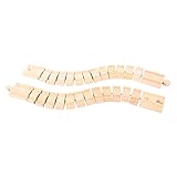 Bigjigs Rail Wooden Crazy Track (Pack of 2) - Other Major Wooden Rail Brands are Compatible