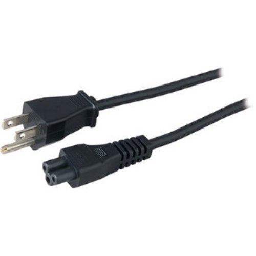 Belkin 3-Prong Notebook Power Cord, IEC 60320 C5 Connector (Cloverleaf), Ungrounded (6 Feet)