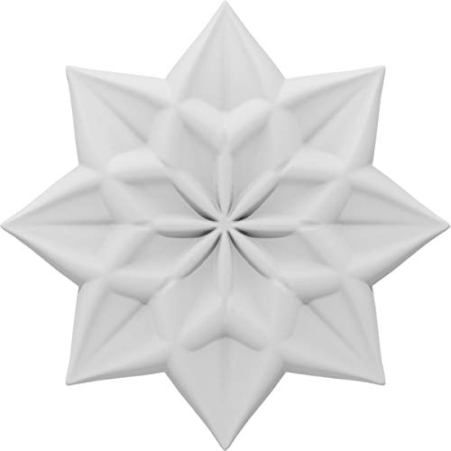 Ekena Millwork ROSC035X035SALUF W x 3 H x 1/2" P Standard Medium Salem Rosette,…